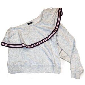 onTwelfth One Sleeve Falbala Ruffle Neck Sweater S